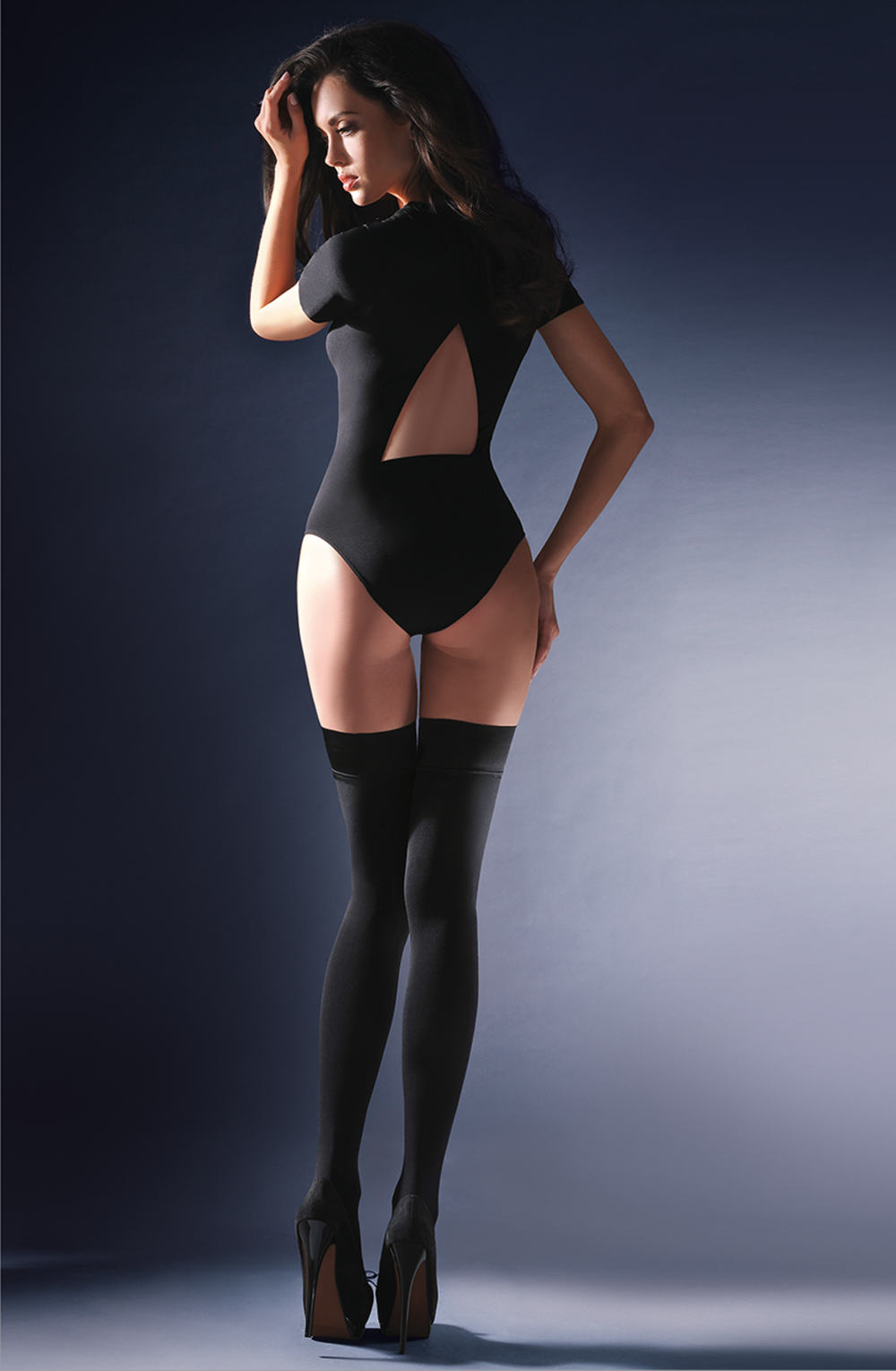 Gabriella Calze Alva Hold Ups Black - Image 2